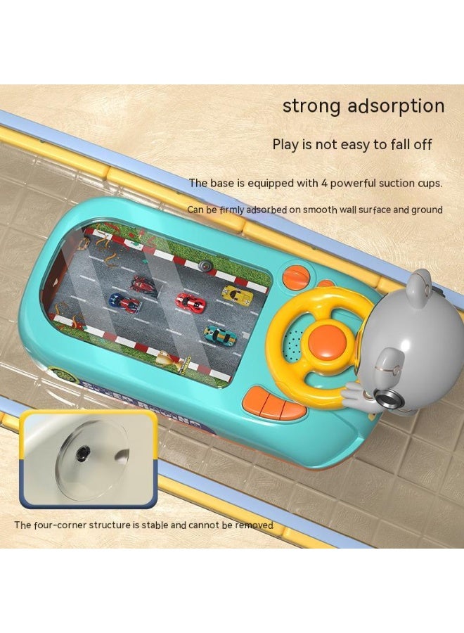 Twisoo Electric Kids Racing Spaceship Adventure Toy, Interactive Steering Wheel Driving Game with Lights Sound, Puzzle Car Racing Joystick Controller Educational Toy for Babies Toddlers - Image 4